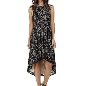 Aidan Mattox Hi-low Formal Lace Dress Size 10